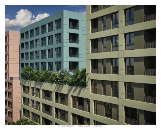 Tirane, shitet apartament 2+1+Ballkon Kati 9, 106 m² 159.080 € (Splendor Residence, Porcelan)