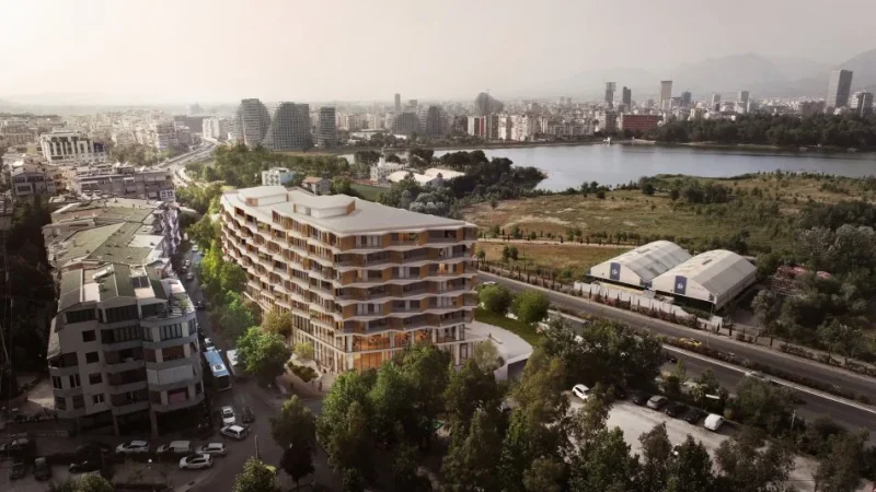 Tirane, shitet apartament 1+1+Ballkon Kati 3, 91 m² 237.120 € (Liqeni i Tiranes, Gradient Residence)