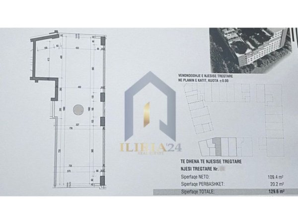 Tirane, shes ambjent biznesi Kati 0, 130 m² 362.880 € (Astir Kompleksi URBAN GATE)