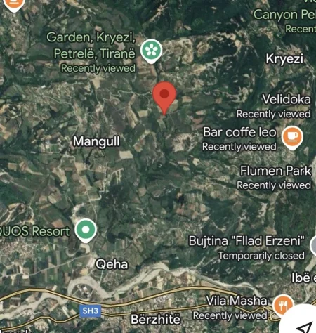 Tirane, shitet toke , 3.000 m² 300.000 € (Kryezi-Tirane)