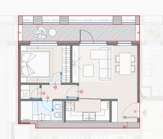 Tirane, shitet apartament 1+1 Kati 7, 142.000 € 