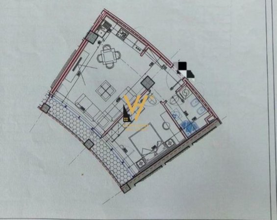 Tirane, jepet me qera zyre Kati 2, 69 m² 1.050 € (LAKE VIEW RESIDENCE)