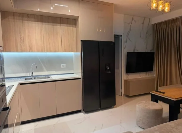 Tirane, jepet me qera apartament 1+1+Ballkon Kati 8, 65 m² 550 € (Astir , Kompleksi Molla)