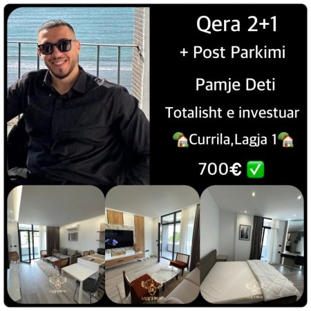 Durres, jepet me qera apartament 2+1+Ballkon Kati 3, 111 m² 700 € (CURRILA 0692039456)