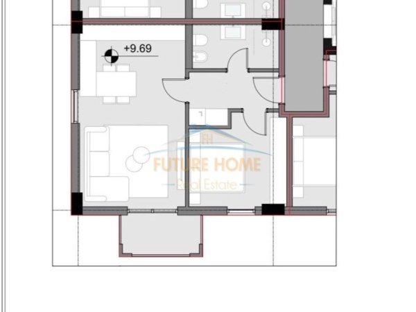 Tirane, shitet apartament 1+1+Ballkon Kati 3, 67 m² 110.000 € (SELITE)