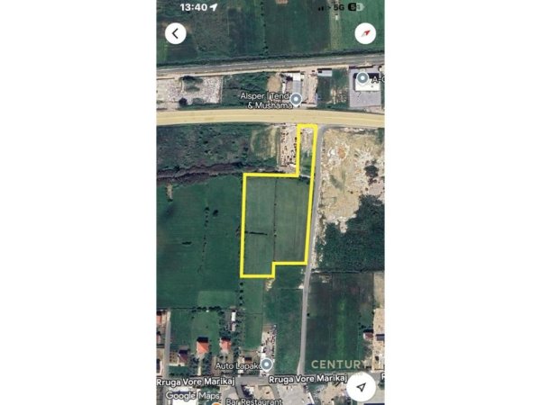 Tirane, shitet toke , 17.000 m² 1.600.000 € (Autostrada Dr-Tr)