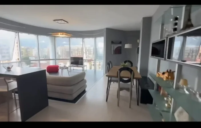 Tirane, jepet me qera apartament 2+1 Kati 7, 800 € 