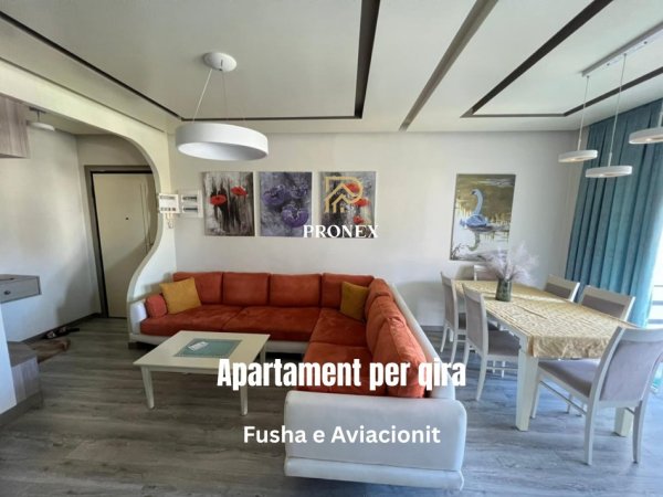 Tirane, jepet me qera apartament 2+1+Ballkon Kati 6, 90 m² 600 € (Fusha e Aviacionit)