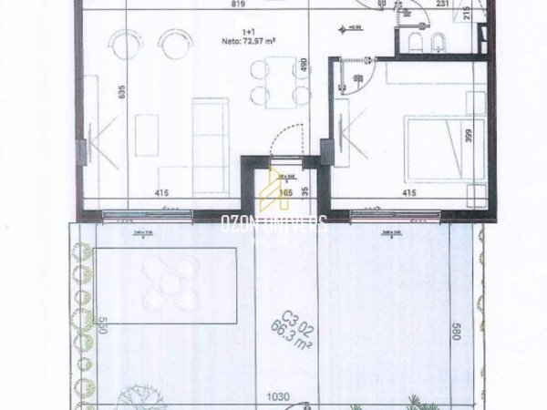 Tirane, shitet apartament 1+1+Ballkon Kati 0, 86 m² 217.965 € (Park House Residence, Mjull-Bathore Tirana, Albania)