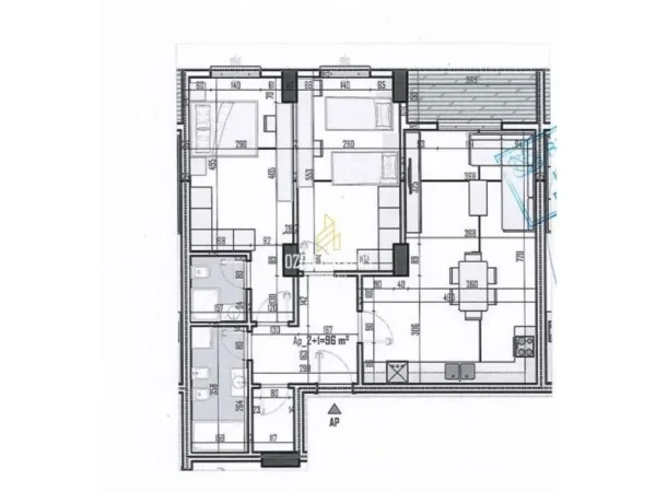 Tirane, shitet apartament 2+1 Kati 2, 113 m² 113.280 € (Arden Hill Residence, Paskuqan Tirana, Albania)