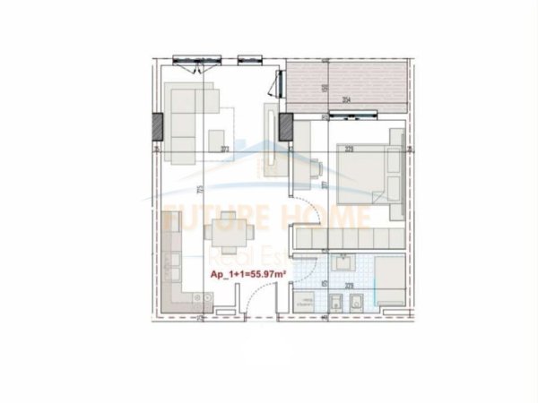 Shitet , Apartament 1+1 , Ringside Residences, Paskuqan