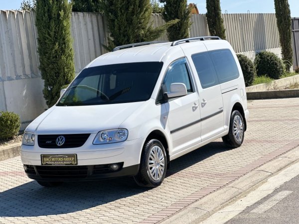 Durres, shitet makine VOLKSWAGEN CADDY MAX 1.9 Nafte, e bardhë manuale Klima