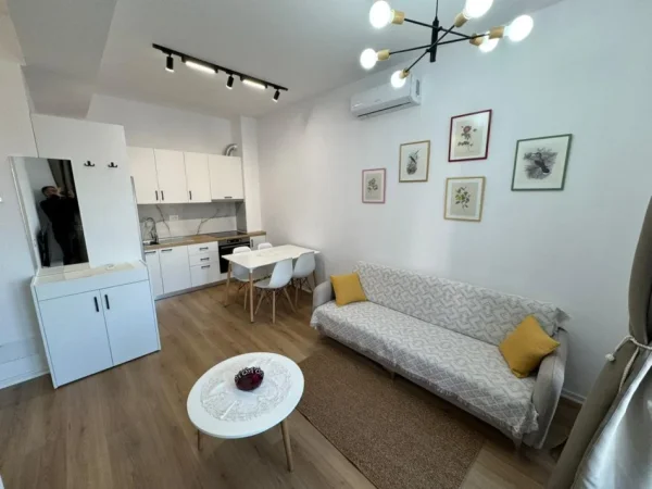 Tirane, jepet me qera apartament 1+1 Kati 3, 400€