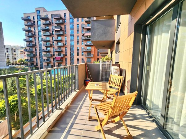 Me Qira : Luxury 1+1 (📍Kompleksi Olimpik - Komuna Parisit) 100% e rikonstruktuar - Pallat i Ri - Kati 2, Sip 68 m² 780€/Muaj