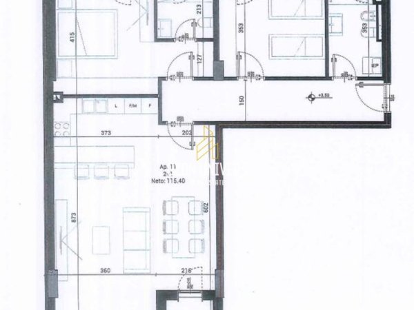 Tirane, shitet apartament 2+1+Ballkon Kati 1, 136 m² 245.106 € (Park House, Mjull Bathore Tirana, Albania)