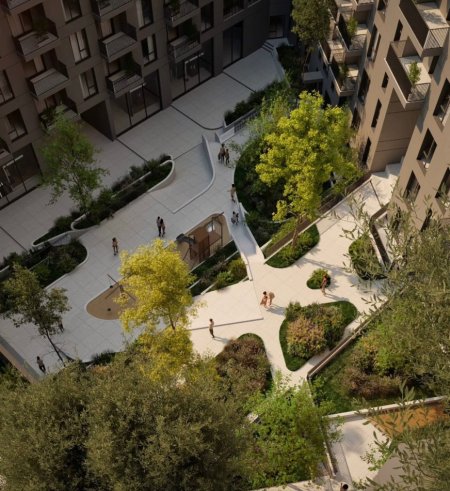 Tirane, shes apartament 1+1+Ballkon Kati 5, 72 m² 78.000 € (Rezidenca Diellon)