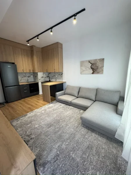 Tirane, jepet me qera apartament 1+1+Ballkon Kati 7, 58 m² 550 € (Ali Dem)