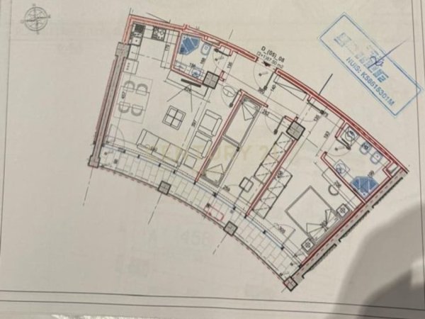 Tirane, jepet me qera apartament 2+1 Kati 5, 