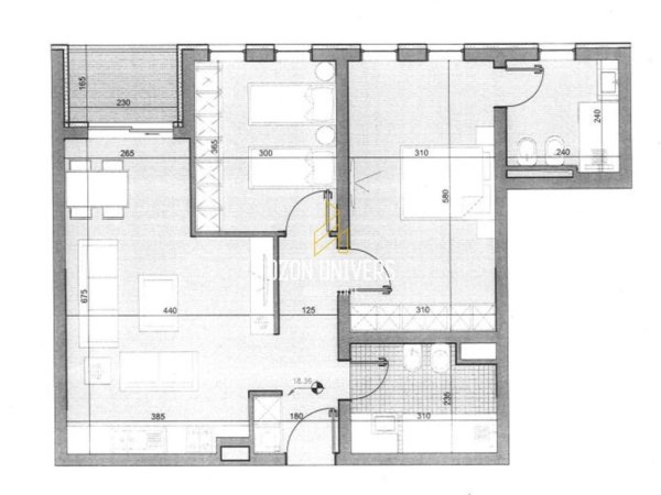 Tirane, shitet apartament 2+1+Ballkon Kati 5, 108 m² 75.551 € (Riviera Residence, Bulevardi &quot;Nënë Tereza&quot; , Kamëz Tirana, Albania)
