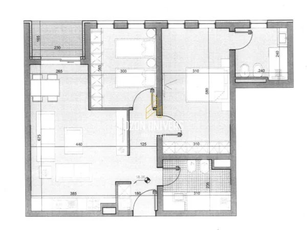 Tirane, shitet apartament 2+1+Ballkon Kati 5, 108 m² 75.551 € (Riviera Residence, Bulevardi Nënë Tereza, Kamëz Tirana, Albania)