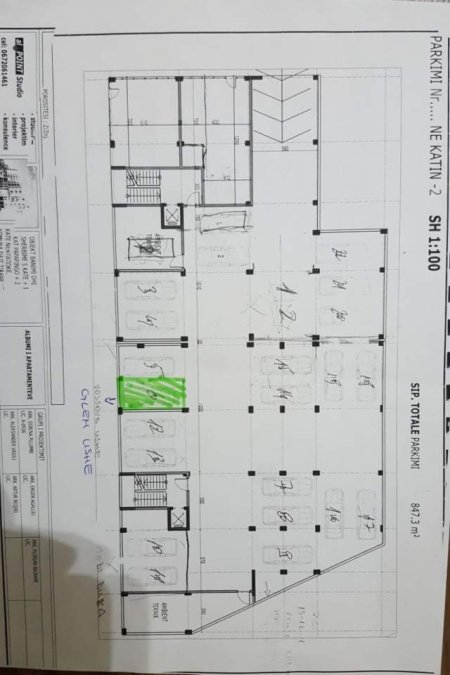 Tirane, shes garazh 1 Katshe Kati -1, 25 m² 17.000 Euro