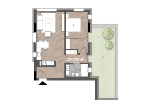 Dhermi - Palase, shitet apartament 1+1+Ballkon Kati 3, 94 m² 400.402 € (Green Coast 2, Palasë Vlorë, Albania)
