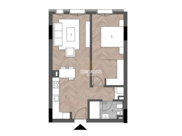 Dhermi - Palase, shitet apartament 1+1+Ballkon Kati 3, 86 m² 307.169 € (Green Coast 2, Palasë Vlorë, Albania)