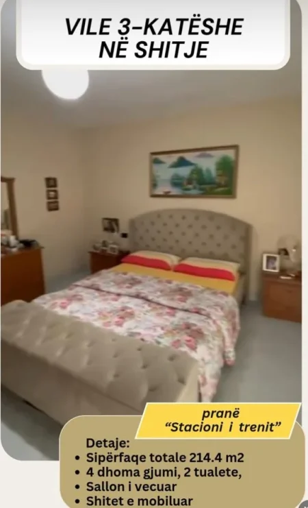 Tirane, shitet Vile 3 Katshe , 214 m² 330.000 €