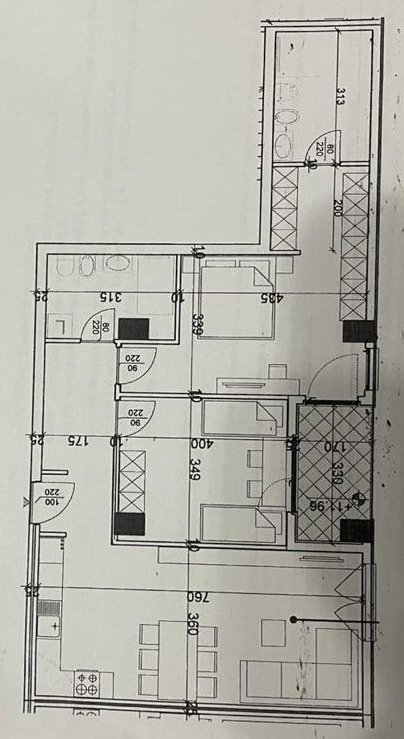 Tirane, shitet apartament 2+1+Ballkon Kati 4, 121 m² 184.680 € (Rruga Dritan Hoxha)
