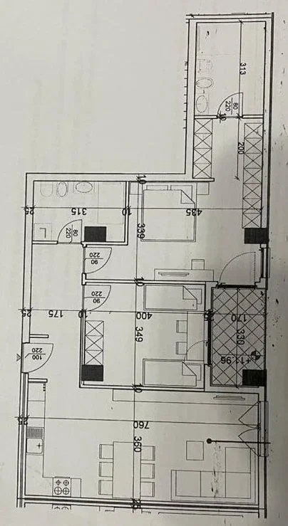 Tirane, shitet apartament 2+1+Ballkon Kati 4, 121 m² 184.680 € (Rruga Dritan Hoxha)