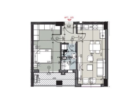 Tirane, shitet apartament 1+1 Kati 1, 67 m² 150.000 € (SELITE)