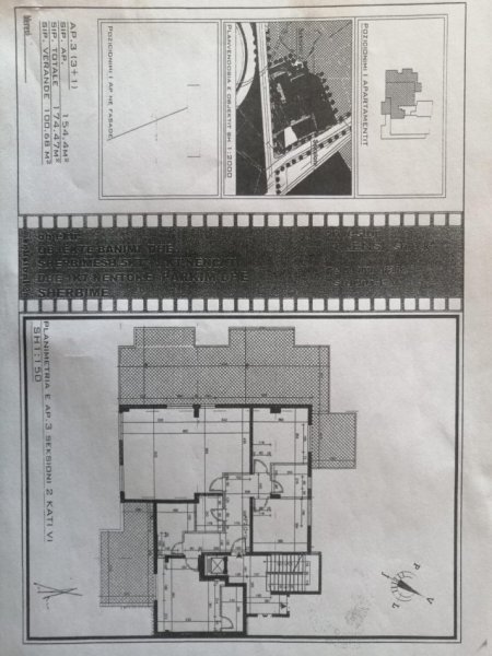 Tirane, shitet apartament+verande | Penthouse 3+1+Aneks+Ballkon Kati 6, 275 m² 336.000 € (Rruga Shefqet Kuka)