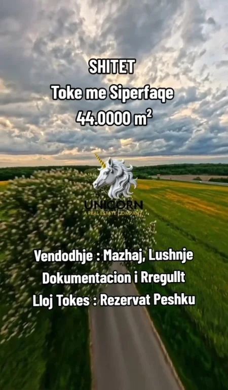 Lushnje, shitet toke bujqesore , 44.000 m² 