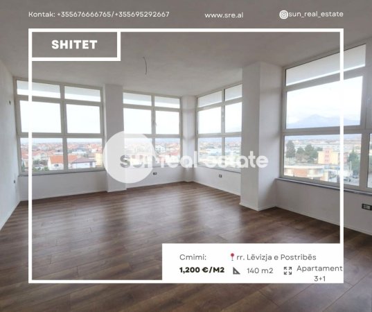 Shkoder, shitet apartament 3+1+Ballkon Kati 7, 140 m² (AFER POLICISE)