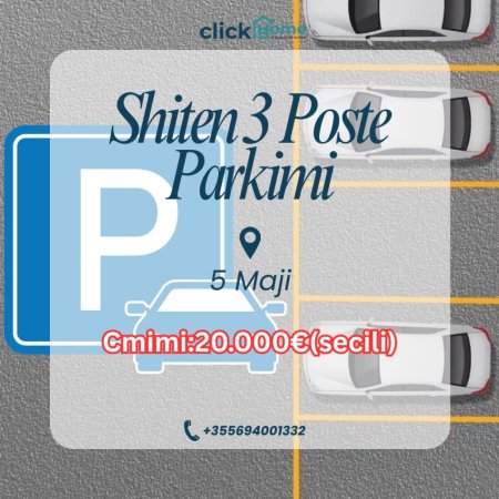 Tirane, shes garazh | post parkimi Kati -2, 15 m² (5 maji)