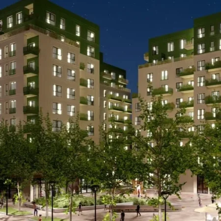 Tirane, shitet apartament 1+1 Kati 8, 77 m² 126.000 € (Unaza e re)