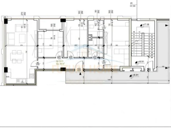 Tirane, jepet me qera apartament 2+1 Kati 3, 111 m² 1.000 € (Rruga e Kavajes, Mbrapa SQ21)