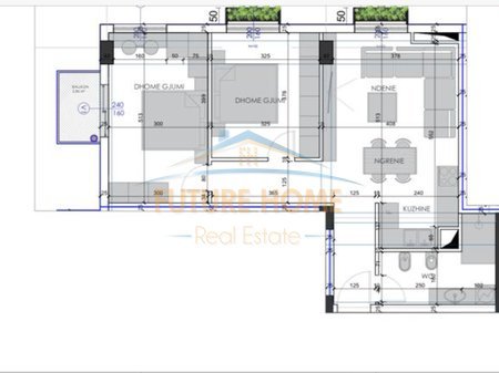 Tirane, shitet apartament 2+1 Kati 1, 93 m² 164.000 € 