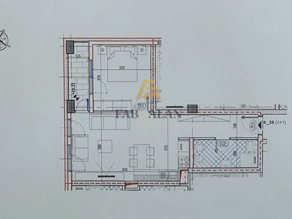 Tirane, shitet apartament 1+1 Kati 4, 68 m² 136.450 € (Bulevardi i Ri)