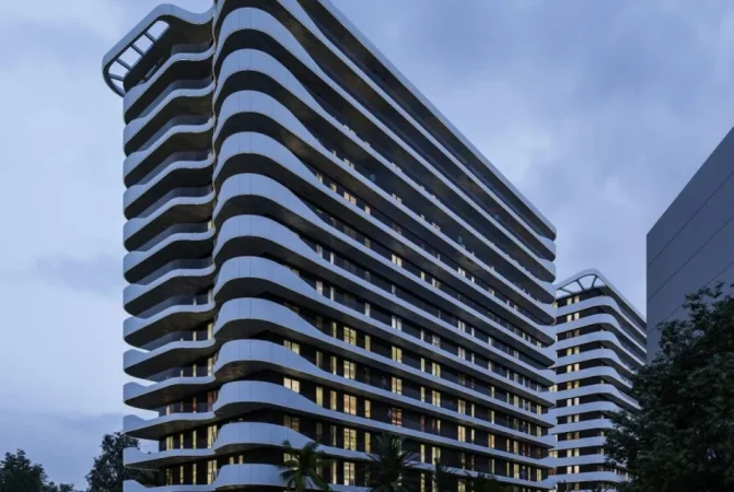 Shengjin, shitet apartament ne plazh 1+1+Ballkon Kati 6, 80 m² 80.000 € (Rruga Fran Ivanaj)