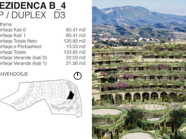 Tirane, shes apartament duplex Dublex , 134 m² 312.000 € 