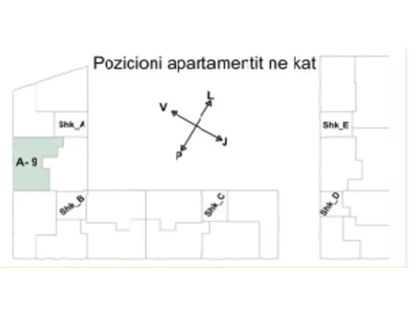 Tirane, shes apartament 2+1+Aneks+Ballkon Kati 3, 115 m² 186.000 € 