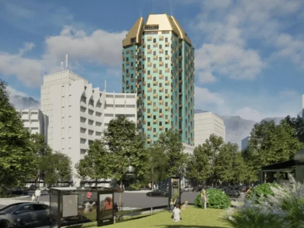 Tirane, shes apartament 1+1+Aneks+Ballkon Kati 12, 75 m² (BAZAAR GATE)
