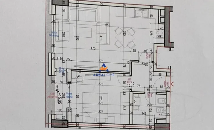 Tirane, shitet apartament 1+1+Ballkon Kati 4, 70 m² 95.000 € (unaza e re)