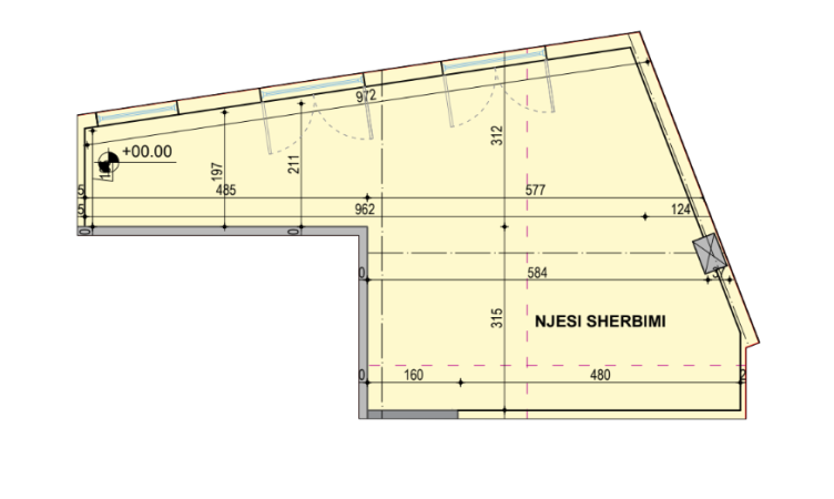 Tirane, jepet me qera ambjent biznesi Kati 0, 55 m² 600 € (Rruga Ramazan Shijaku, prane Rruges se Barrikadave)