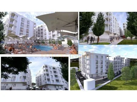 Golem, shitet apartament 1+1 Kati 4, 57 m² (Kompleksi Oriental)