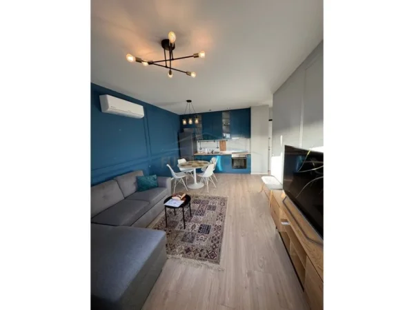 Tirane, jepet me qera apartament 1+1 Kati 8, 57 m² 600 € (Rezidenca Future Home,TEDOR KEKO)