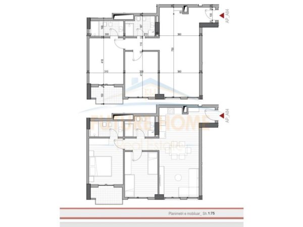 Tirane, shitet apartament 2+1+Ballkon Kati 8, 99 m² 138.200 € 