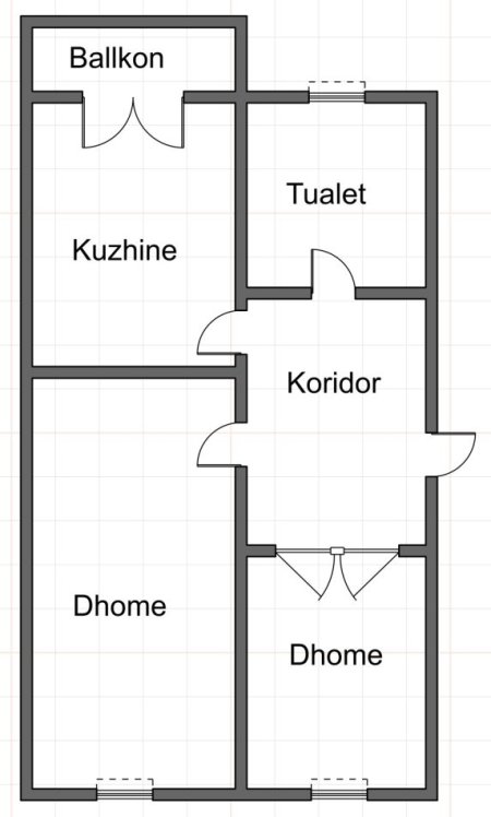 Elbasan, shes apartament 2+1 Kati 4, 57 m² 60.000 € (Bulevardi Qemal Stafa)