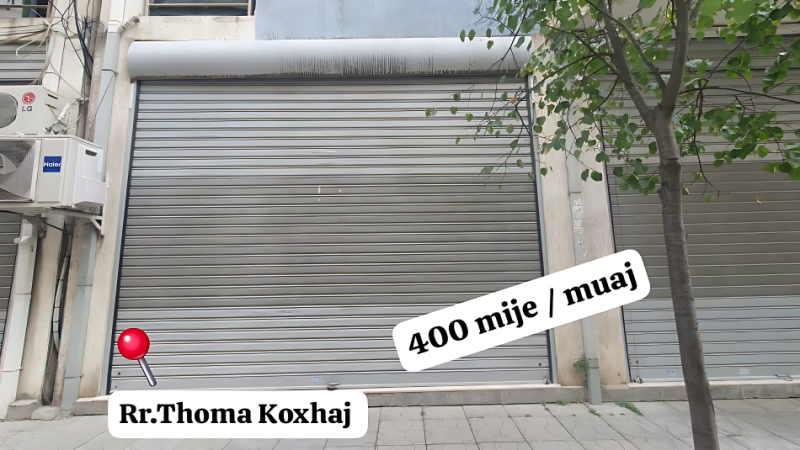 Tirane, jepet me qera nga Pronari, pa-komision dyqan Kati 0, 55 m² 400 € (Thoma Koxhaj)